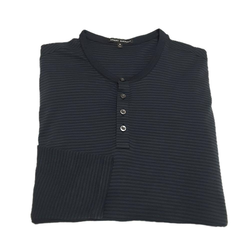 Robert Barakett Henley Shirt Mens XL